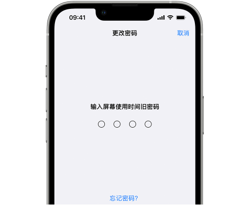 龙马潭iPhone屏幕维修分享iPhone屏幕使用时间密码忘记了怎么办 