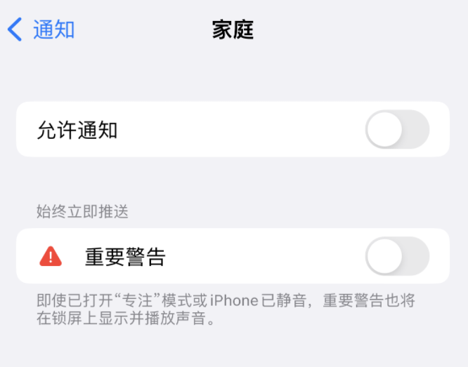 龙马潭苹果14维修分享iPhone14系列机型弹出“家庭”警告后卡死如何解决 