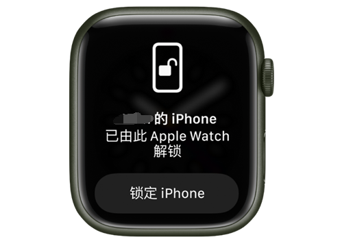 龙马潭苹果手机维修分享用 AppleWatch 解锁配备面容 ID 的 iPhone方法 